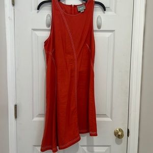 Maeve Orange A-line tank dress